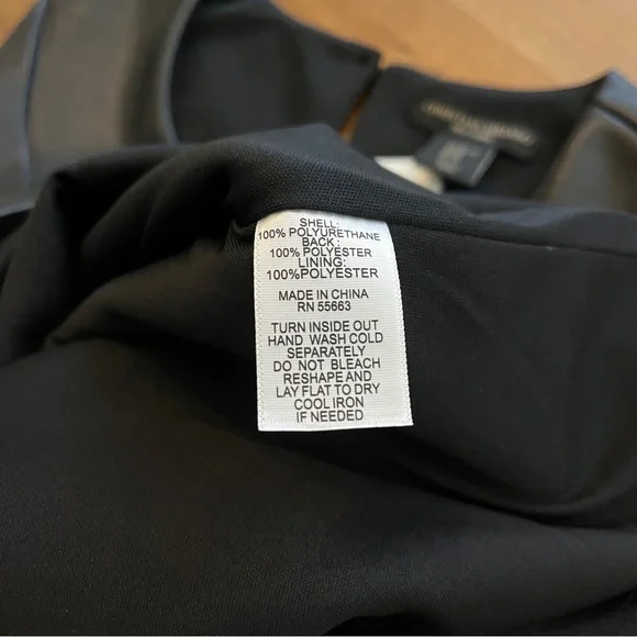 BNWT Faux Leather Top - Picture 4 of 7